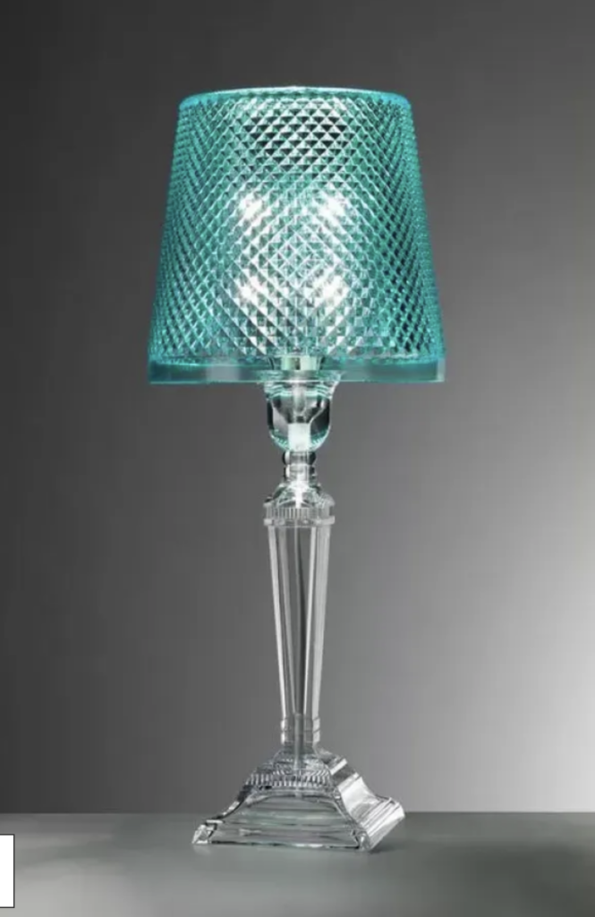 Turquoise Acrylic Lamp